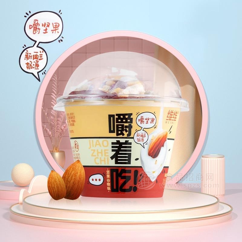 维维嚼酸奶坚果水果燕麦谷物酸奶杯装网红新品招商