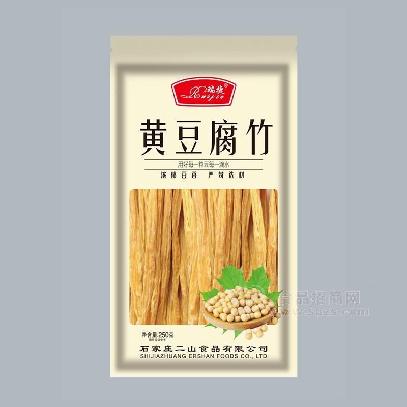 瑞捷黄豆腐竹干鲜调味招商250g