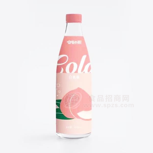 吸喵茶白桃味饮料厂家直销招商400ml