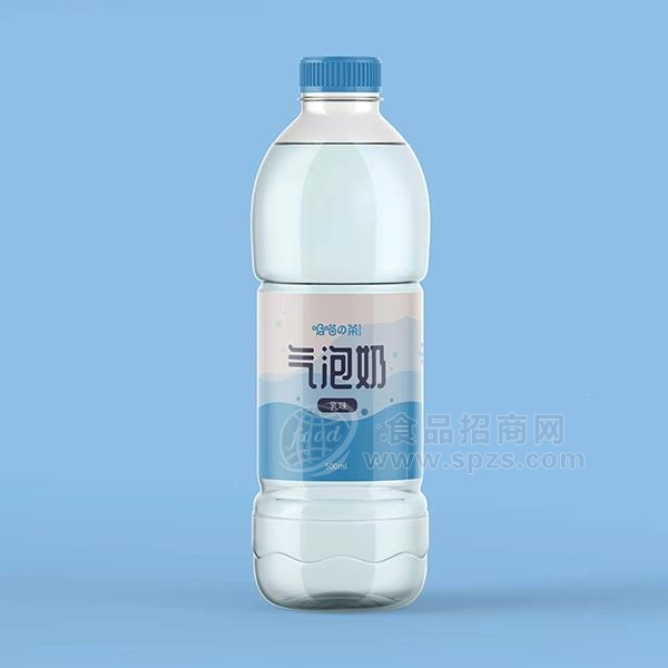 吸喵茶气泡奶乳味饮料实图招商500ml