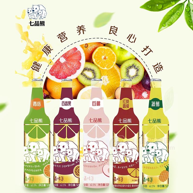 七品熊济南老汽水招商500ml