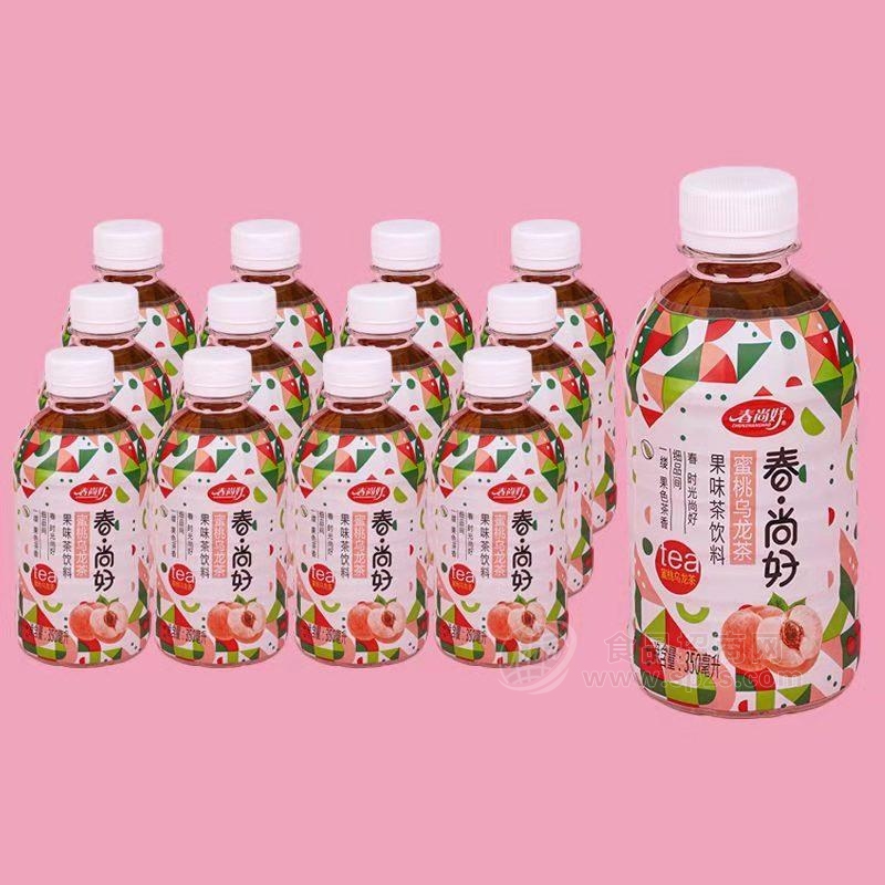 春尚妤蜜桃乌龙茶果味茶饮料招商350ml