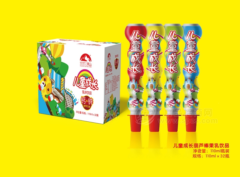 儿童成长葫芦棒果乳饮品110ml   悠然见南山儿童奶