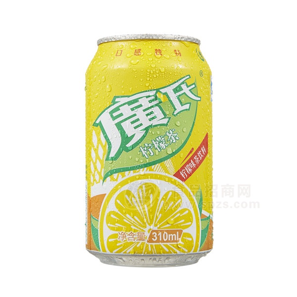 廣氏 柠檬茶 柠檬味茶饮料 310ml