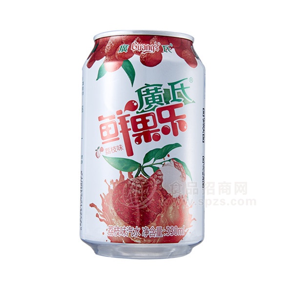 廣氏 鲜果乐 荔枝味 330ml