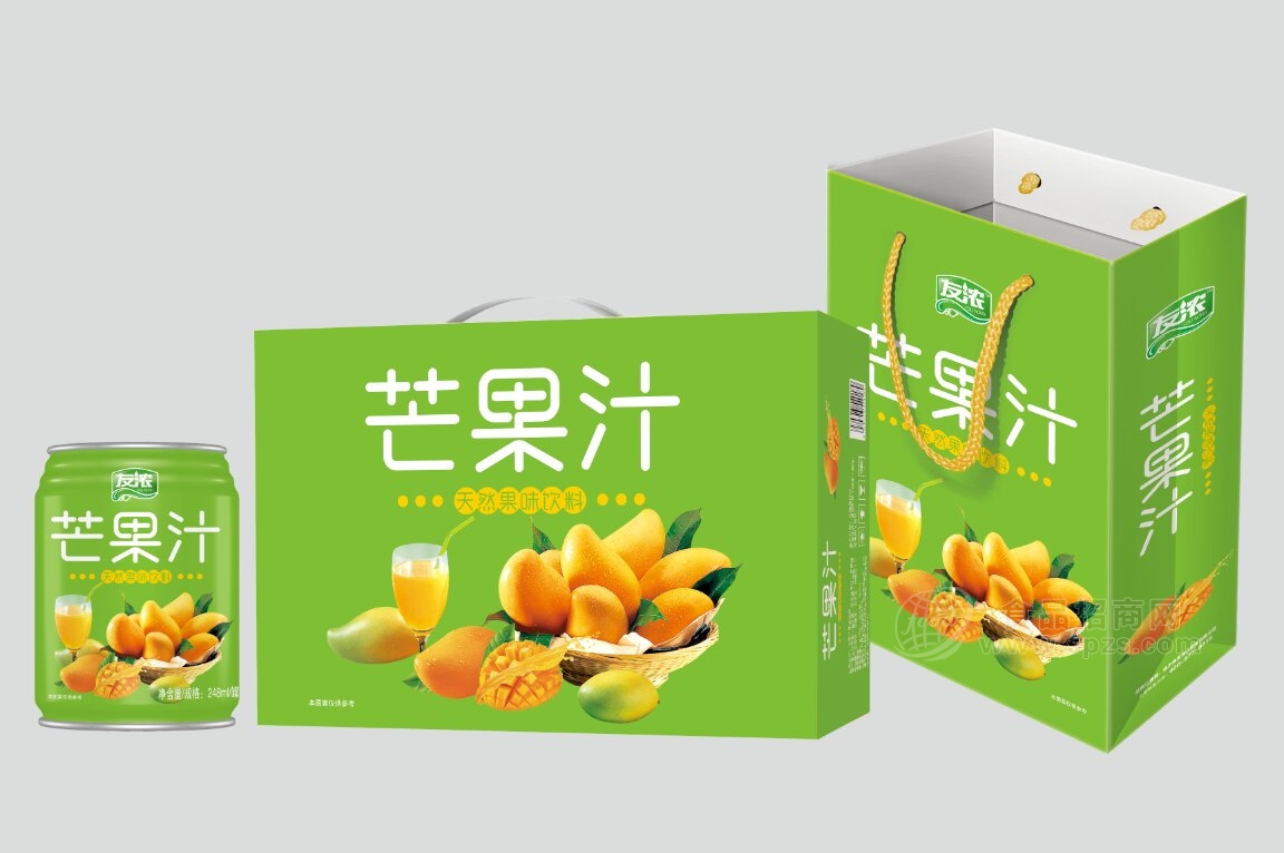 友浓芒果汁果味饮料248ml