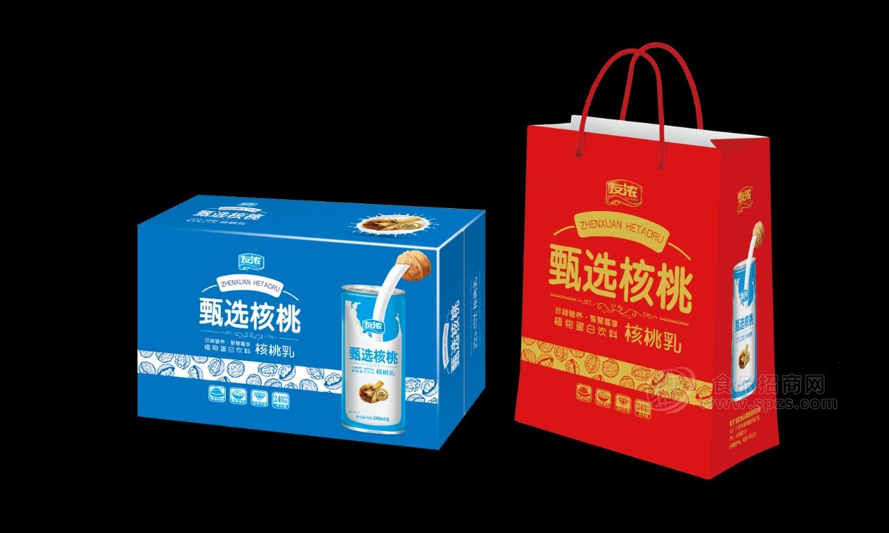 友浓核桃乳植物蛋白饮料240ml