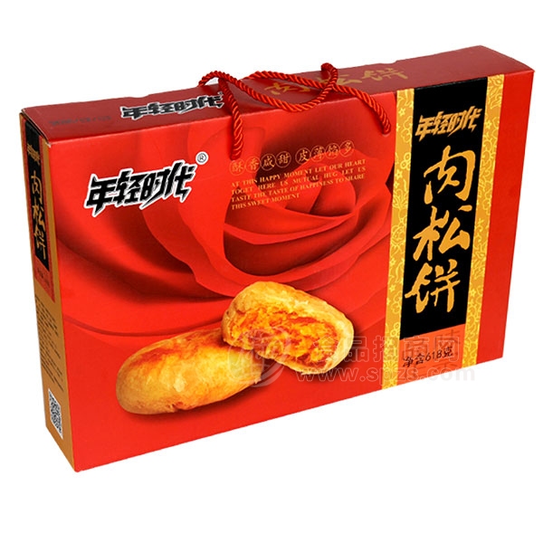 年轻时代肉松饼 休闲食品618g