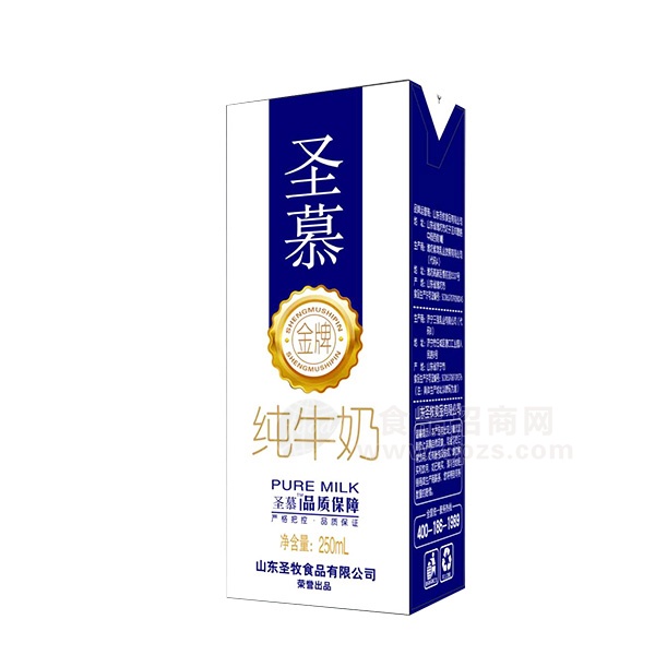 圣慕 纯牛奶 乳饮料250ml