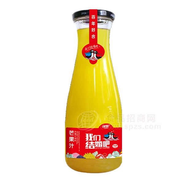 萍聚芒果汁饮料1.5L  果汁饮料