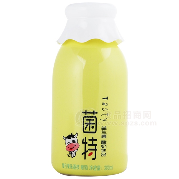 菌特益生菌酸奶饮品 荔枝葡萄380ml