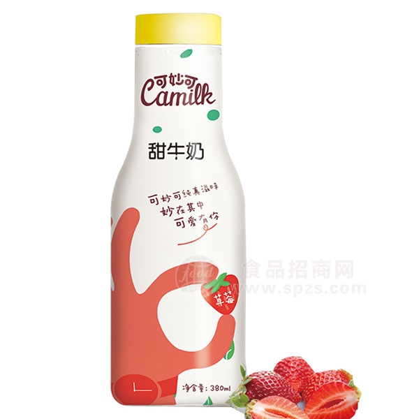 可妙可 草莓味 甜牛奶 乳饮品380mL
