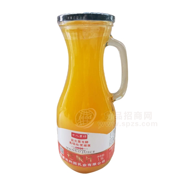 十八果坊芒果汁 果汁饮料1.5L