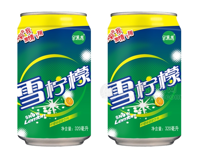 呈龙   柠檬味碳酸饮料320mL