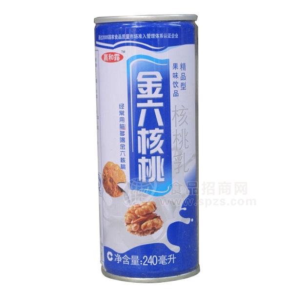 赢和露  金六核桃 果味饮品240mL