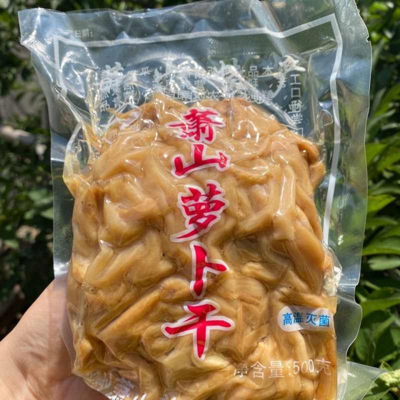 浙江萧山特产萝卜干下饭菜酱萝卜泡菜酱菜萝卜条网红配菜