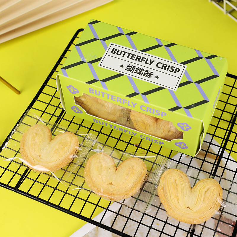 一艺蝴蝶酥千层酥 传统糕点心休闲零食烘焙盒装饼干小吃现货批发