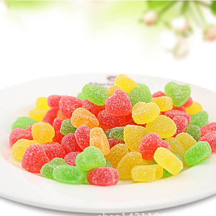 起劲果汁软糖 儿童糖果 创意软糖休闲食品水果糖2公斤装厂家批发