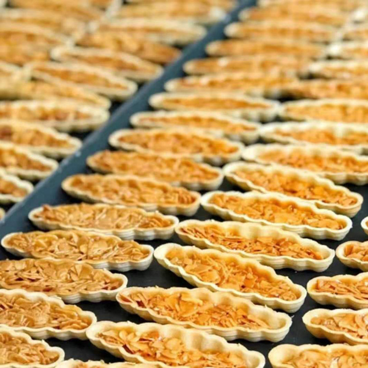 糯米船日式北海道风味网红杏仁糯米船酥坚果仁薄脆零食脆饼干
