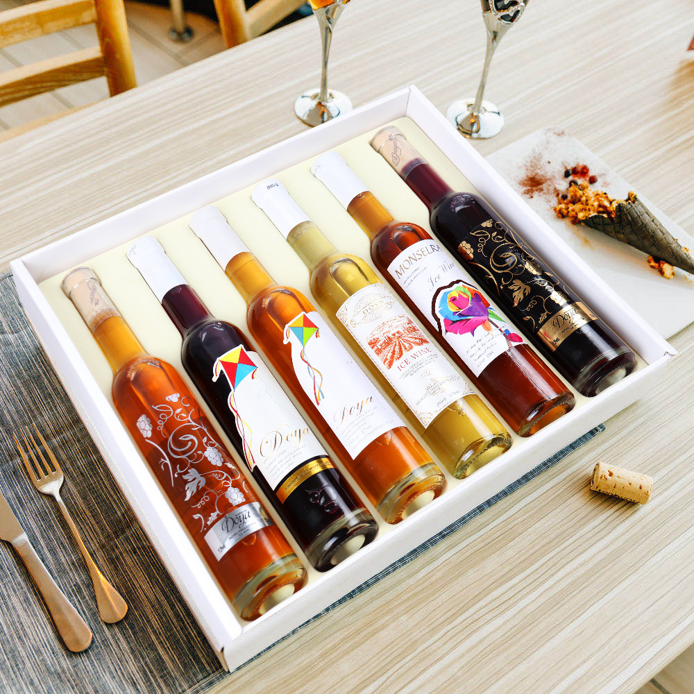 加拿大工艺冰酒 冰红冰白甜型葡萄酒 源头厂家批发礼盒装冰酒红酒