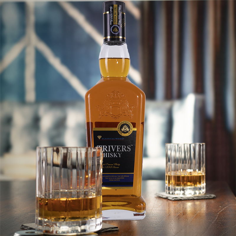 威士忌定制 源头厂家TRIVERS威士忌烈酒750毫升 洋酒批发定制OEM