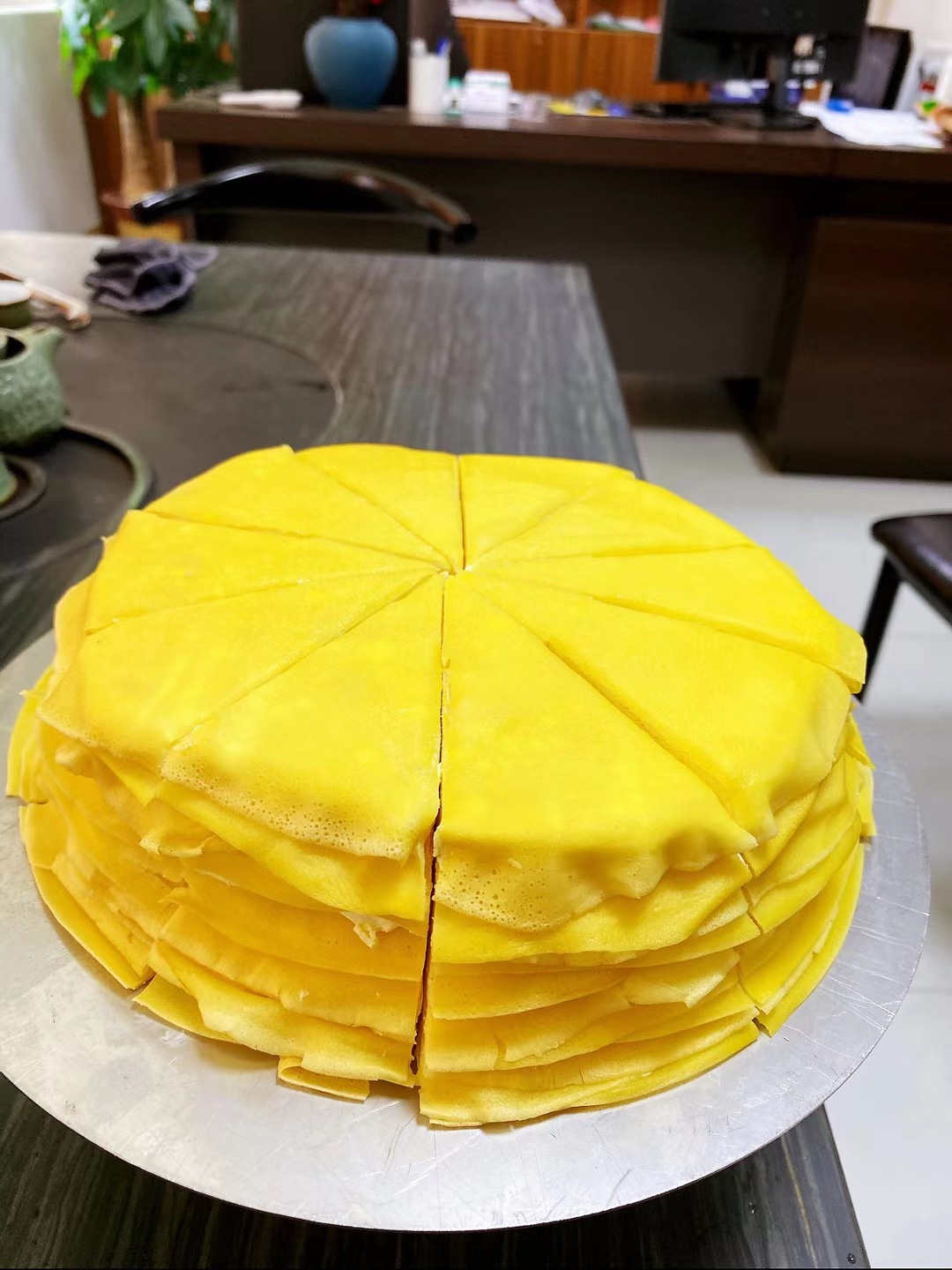 芒果千层蛋糕网红甜品生日蛋糕贴牌 零食休闲糕点 厂家