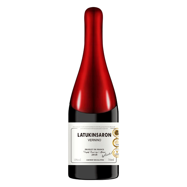 法国进口红酒15度干红葡萄酒重型瓶蜡封金属标高端礼盒装OEM定制