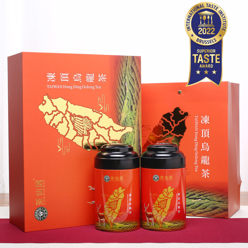 茶仙居 冻顶乌龙茶叶浓香醇厚碳培300克礼盒装台湾原装进口批发新