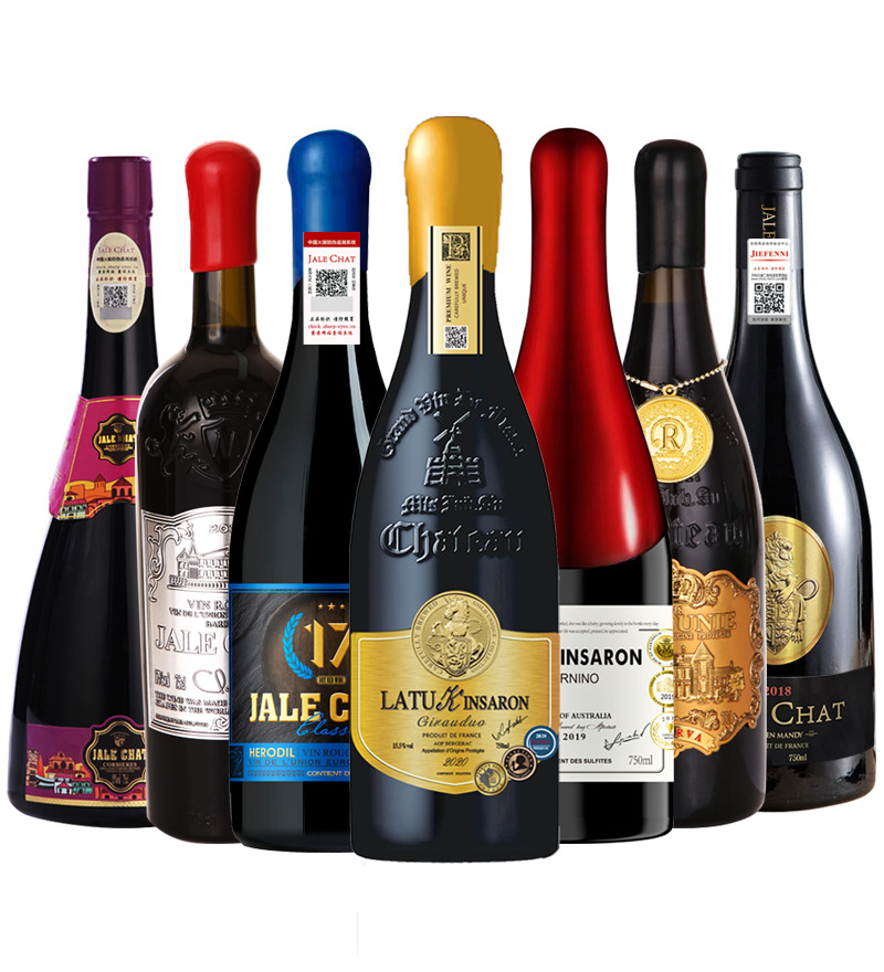 OEM定制法国澳洲进口红酒15、16、17度干红葡萄酒重型蜡封金属标