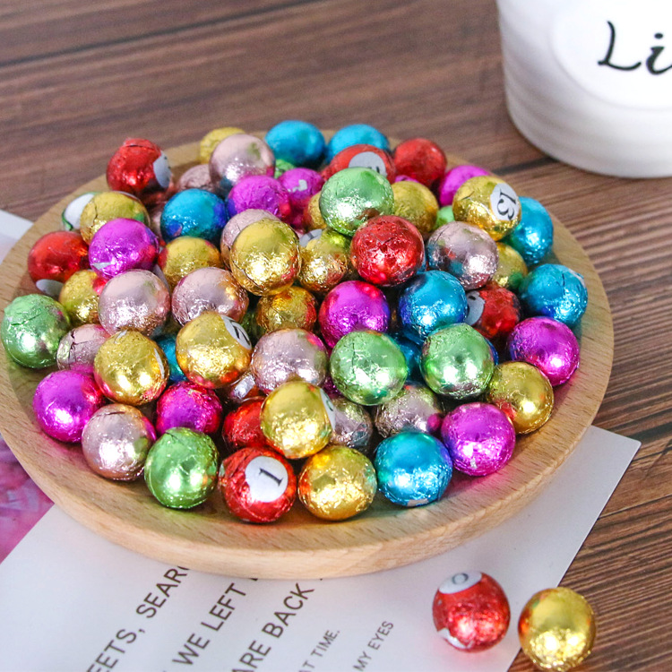 创意糖果 金球巧克力 营养美味多彩缤纷 散装1公斤 厂家批发零食